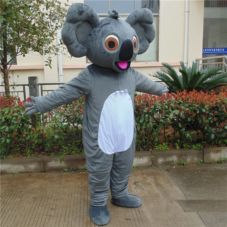 Костюм-талисман в виде медведя коала костюм для взрослых нарядное платье косплея