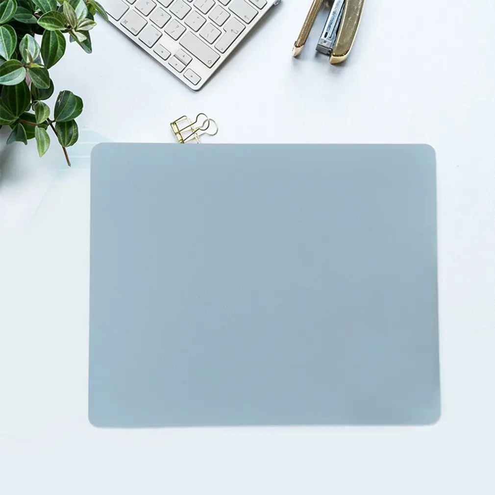

Fashion Notebook Mouse Pad Non-slip PU Leather Waterproof Computer Mouse Pad Simple Office Game Desktop Table Mat