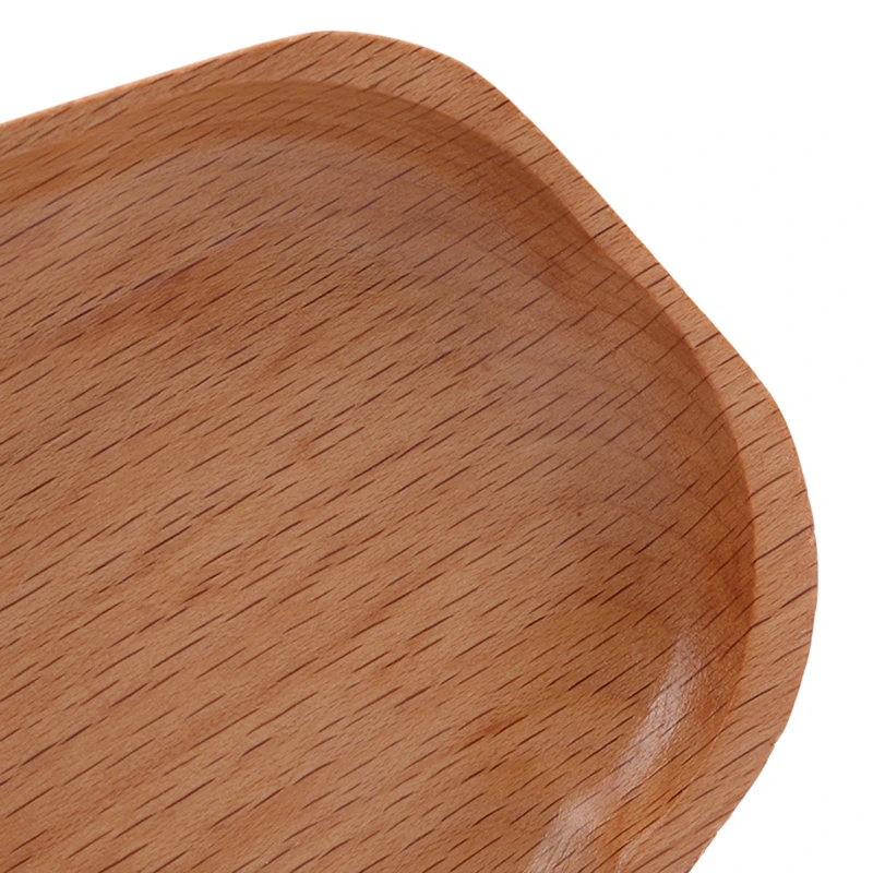 Натуральная деревянная тарелка для соевого соуса многофункциональная Цветочная