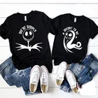 Футболки Джек и Салли, женская футболка на Хэллоуин для пар, мы просто предназначено для того, чтобы быть необычной