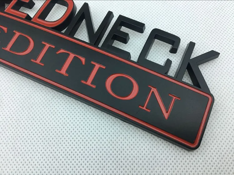 ABS пластиковые REDNECK EDITION автомобильные эмблемы значки-наклейки логотипы |