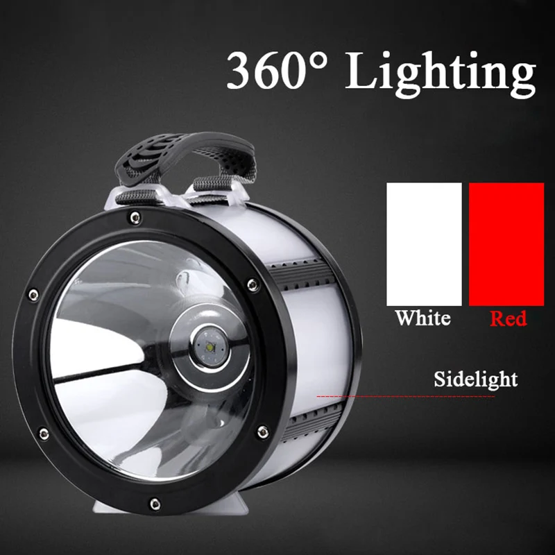 barato Zhiyu Grande Usb Dc Recarregável Led Portátil Lanternas L2 72 Cob Lanterna Ipx6 à Prova Dwaterproof água Power Bank Lâmpadas 360 Ultra Brilhante Luz