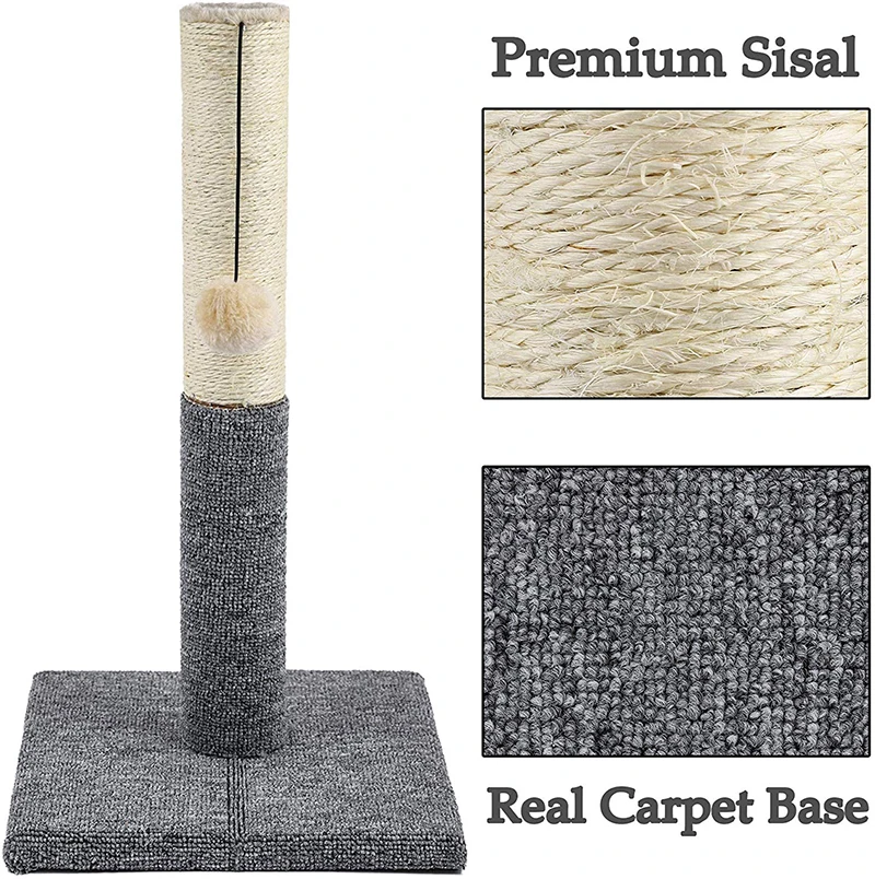 Когтеточка для кошек MESNUG прочная когтеточка с подвесным шариком крепкое