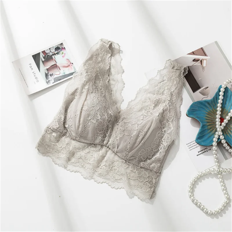 

Mulberry Silk Bra Bralette Women Sexy Lace Lingerie Push Up Underwear Breathable Wireless Breathable Shape Bra Tops