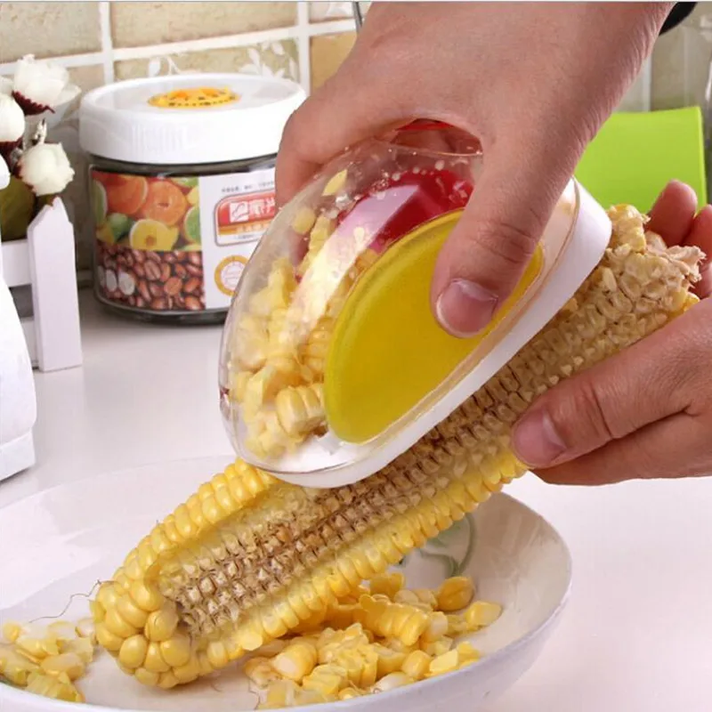 Hot Corn Stripper Threshing Stripping Kerneler Cut Peel Thresher Vegetable Cooking Tool Planing Salad Kitchen tools |
