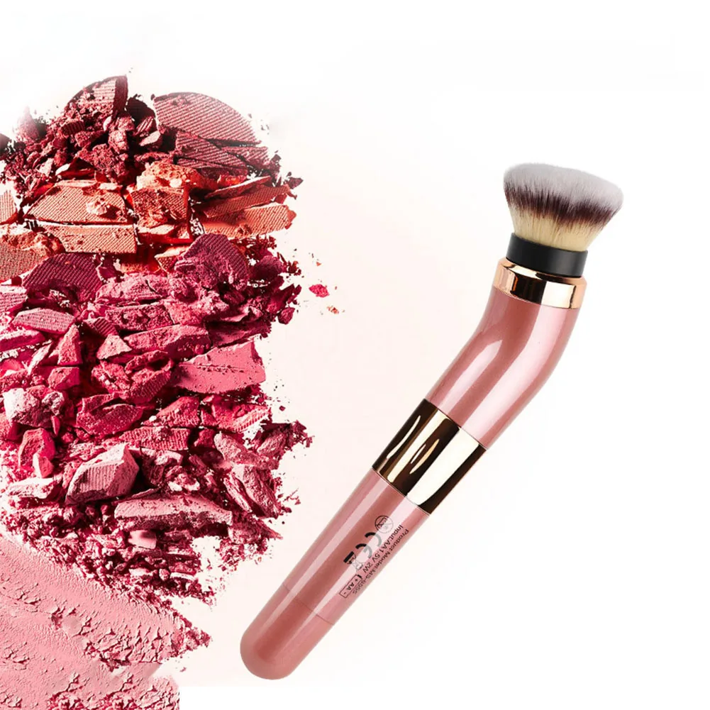 Электрическая Кисть для макияжа пудра Тональная основа румяна вращающиеся на