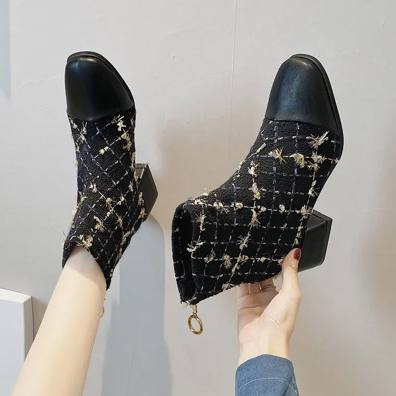 

Martin Boots Women's British Style Platform Shoes Women Shoes 2020 Winter New Black Street Zapatos De Mujer Fashion Boots