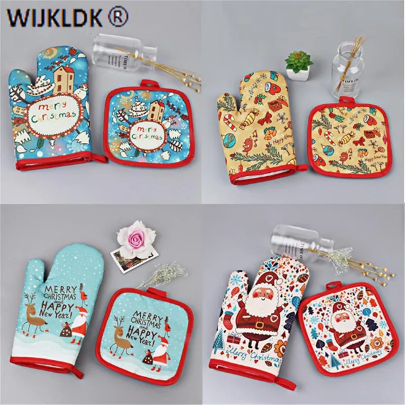 Рождественские перчатки коврик с Рождеством украшение для рождественские