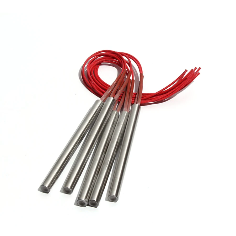 

5PCS 18mm 190~220mm 201SUS Single Head Dual Heating Tube Cartridge Heater Cylindrical 110/220/380V 850/880/900/950/980W