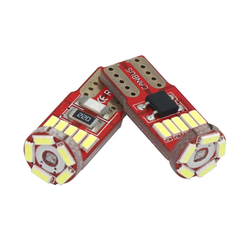 Лампы Gfoloza светодиодсветодиодный W5W 168 194 T10 4014 15-SMD 10 шт. лампы для освещения салона