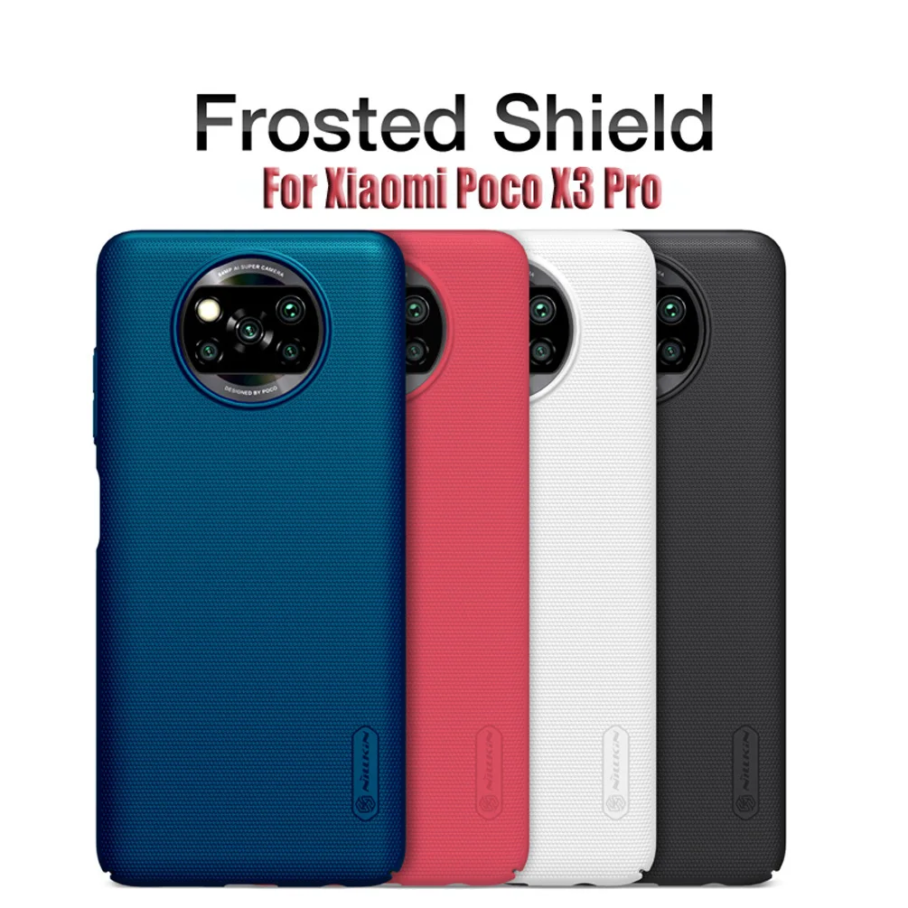 For Xiaomi Poco X3 Pro Case NILLKIN Super Frosted Shield Hard PC Phone Cases For Xiaomi Poco X3 NFC Cover