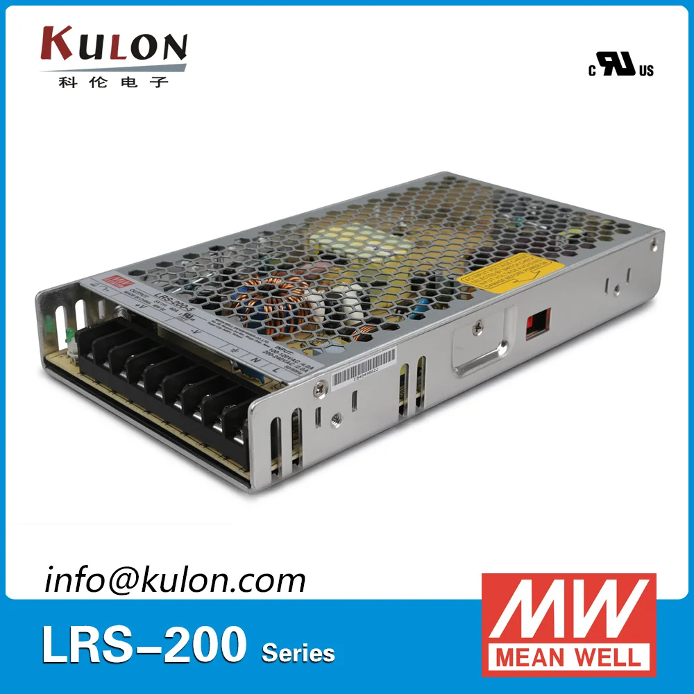 Оригинальный Mean well LRS 200 3.3 одиночный выход 132 Вт 3 В 40 А Импульсный источник питания