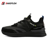 baasploa fashion running shoes for men 2022 casual mens designer leather sneakers lace up male outdoor sports lightweight shoe