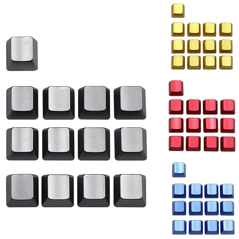 

13 Aluminum Alloy No Engraved Keycaps For Mechanical Gaming Keyboards Personality Cross Shaft Universal Matte