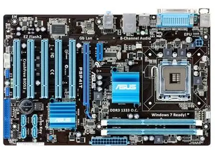 

Free shipping original motherboard for ASUS P5P41T DDR3 LGA 775 USB2.0 for Core 2 Extreme CPUP 8GB G41 Desktop motherboard