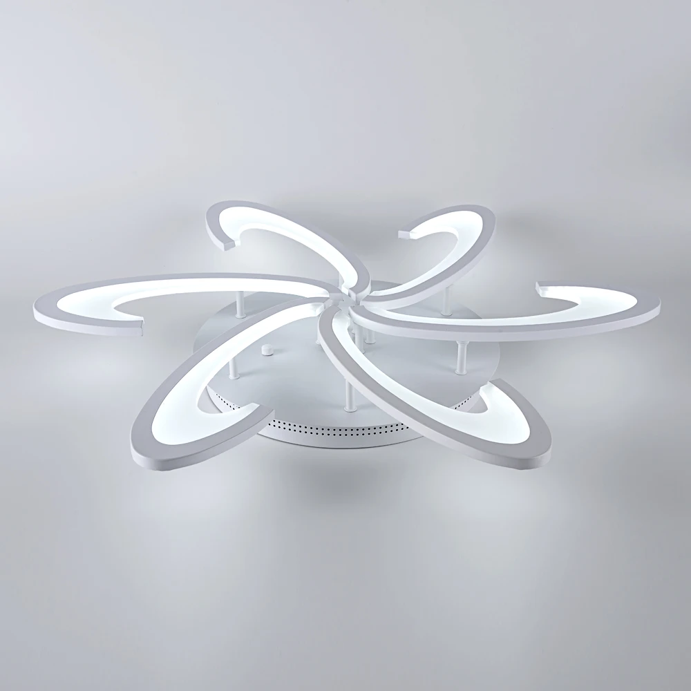 

Modern Acrylic Led Chandelier Ceiling Lustre Lamp white color For Living Room Bedroom Chandelier Light Fixtures Indoor Lighting
