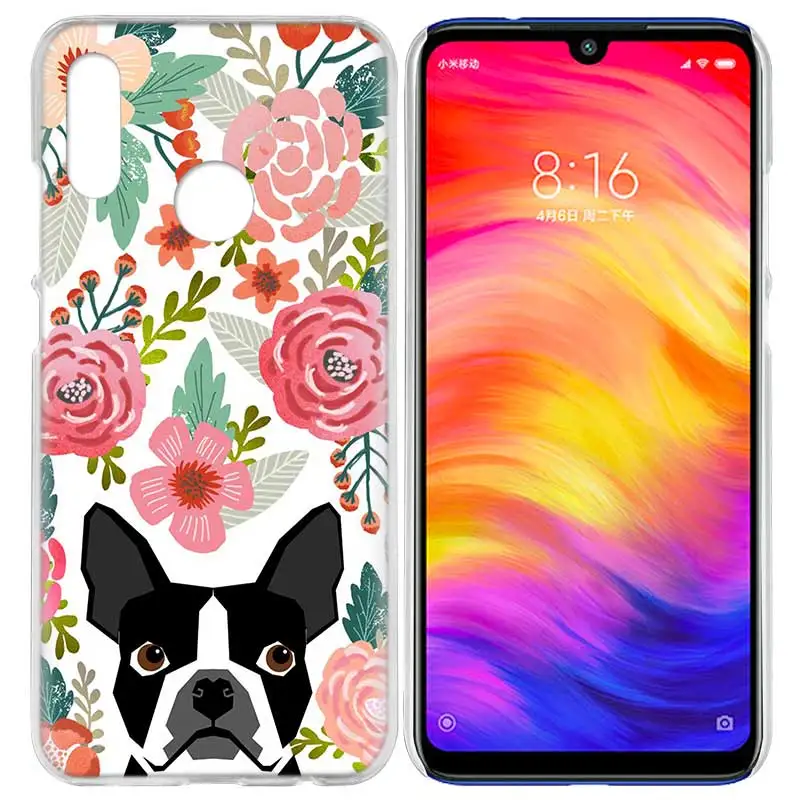 02 Чехол для Xiaomi Redmi Note 7 7A фотоаппаратов моментальной печати 7S 6 6A 5 Y3 K20 mi 8 до 9 лет CC9 CC9E A1 A2 A3 играть F1 Lite рro плюс французское кружево ткань собака породы Бульдог - Цвет: 02