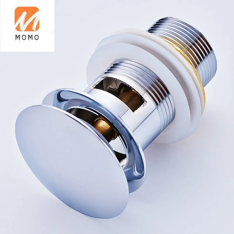 

Bathroom Push Down Pop Up Waste Sink Basin Drain