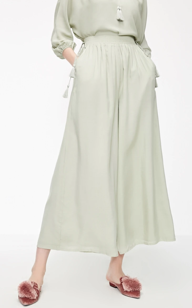 Vero Moda New Women's Side Fringed Trims Sking Friendsly Pants | 3191P7504