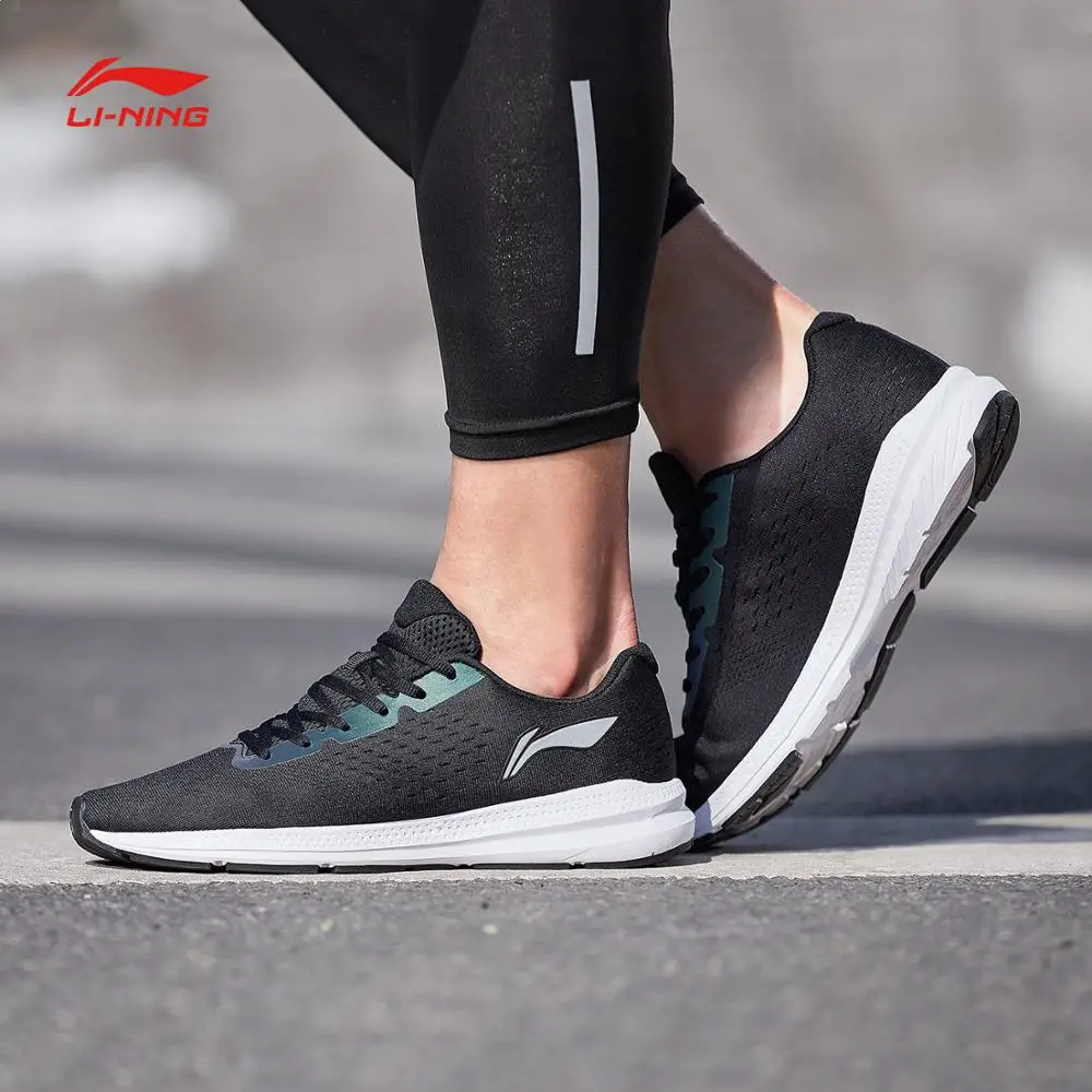 Li-Ning, мужские кроссовки для бега с реакторной подушкой, износостойкие, не скользкие, подкладка, светильник, спортивная обувь, кроссовки ARHN047 SJAS18
