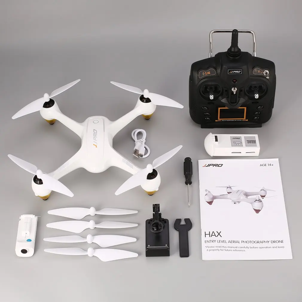 JJPRO X3 HAX 2 4G Двойной GPS позиционирование 1080P HD Wifi камера FPV Дрон бесщеточный