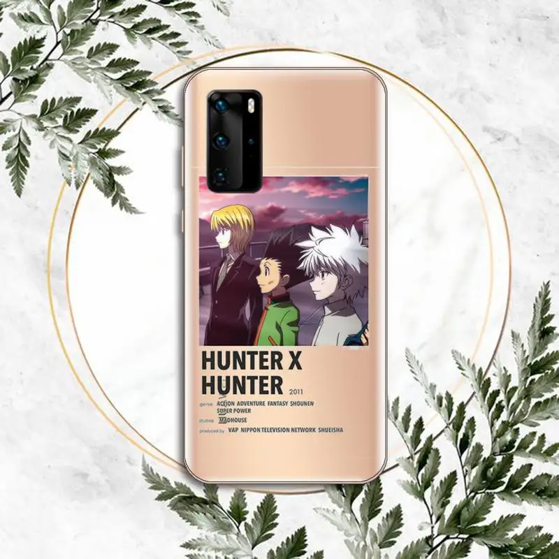 

Hunter x hunter Anime Phone Case Transparent for Huawei P honor 8 10i 20 30 40 smart 2019