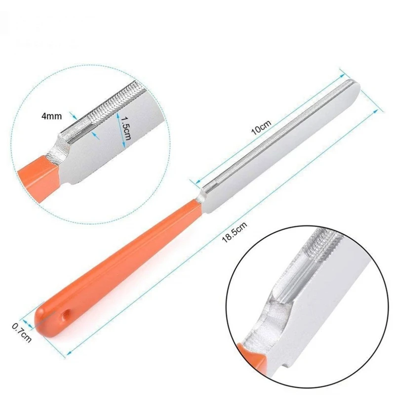 

Guitar Fret Crowning File Leveling Tool Grinding Protectors Repair Part Set Guitar Repair Tool Accessories