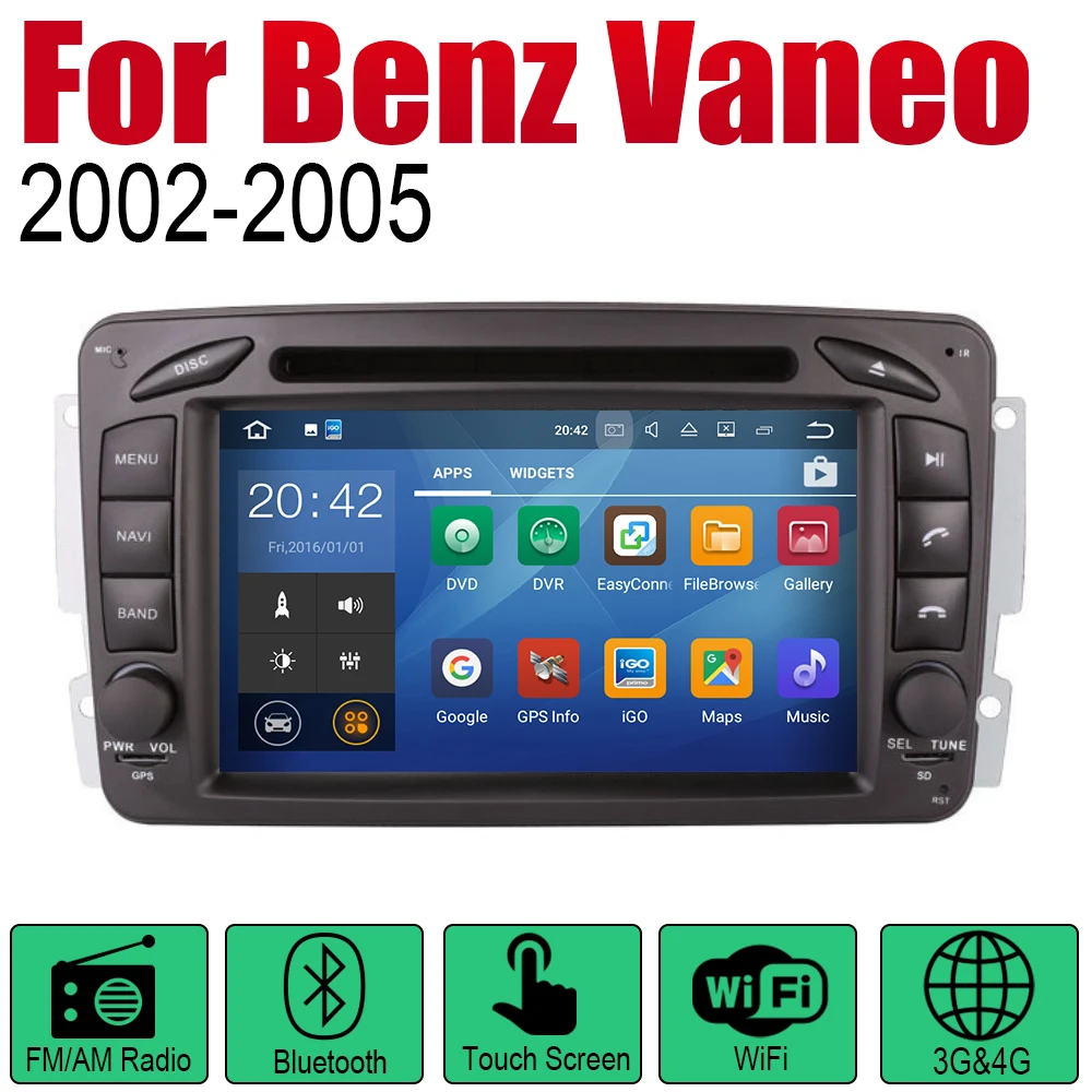 Автомобильный DVD плеер GPS навигация для Mercedes Benz Vaneo 2002 ~ 2005 NTG автомобильная