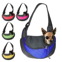 pet puppy carrier sm outdoor travel dog shoulder bag mesh oxford single breathable mesh pet backpack