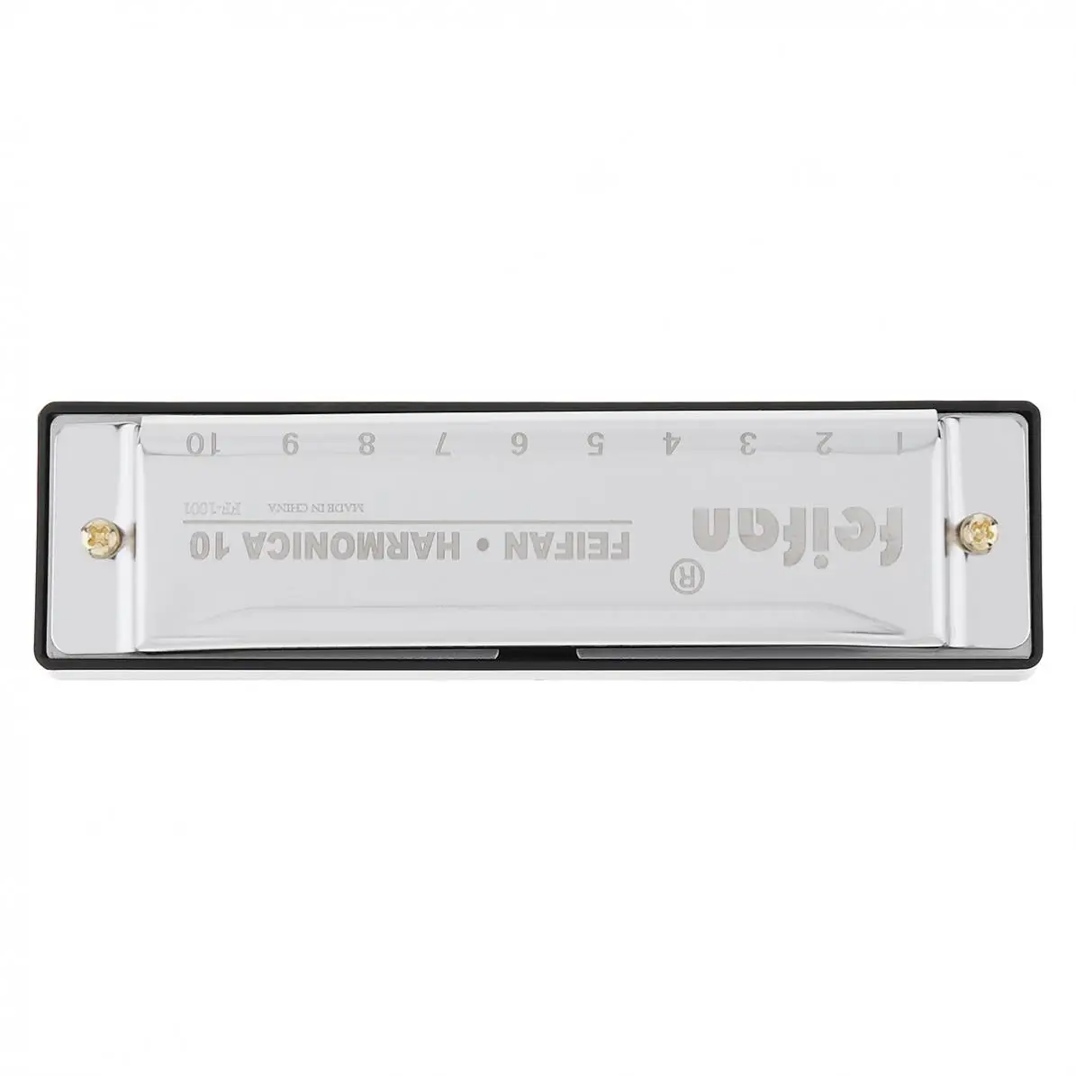 

10 Holes Harmonica 20 Tone Blues Harmonica ToneC 8K Titanium Mouth Organ with Case for Kids and Beginner