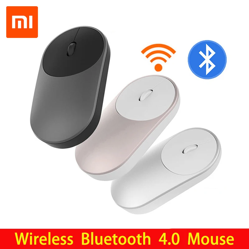 Оригинальная беспроводная мышь Xiaomi Mi портативные игровые мыши 2 4 ГГц Wi Fi Bluetooth 0