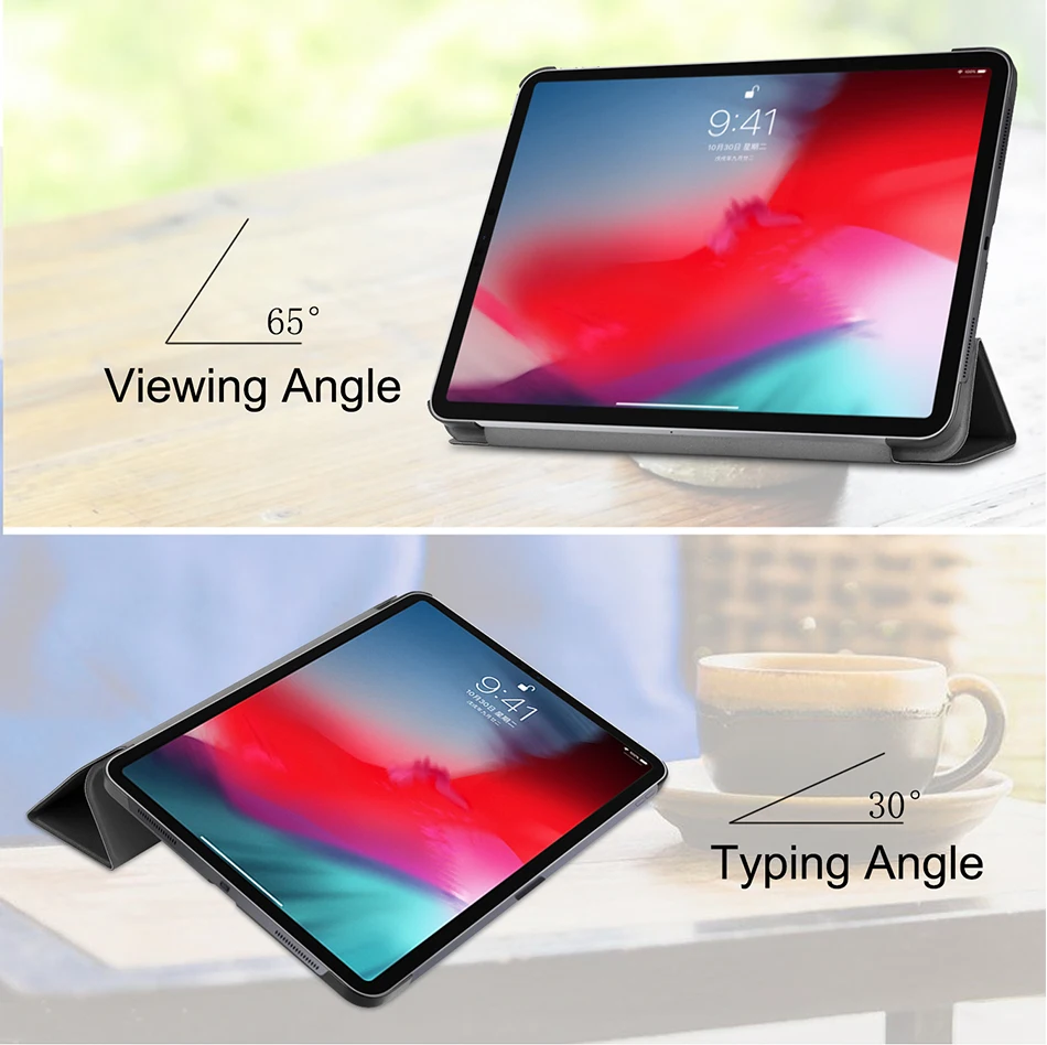 Чехол MTT с граффити для iPad Pro 11 дюймов 2018 тонкий магнитный откидной из