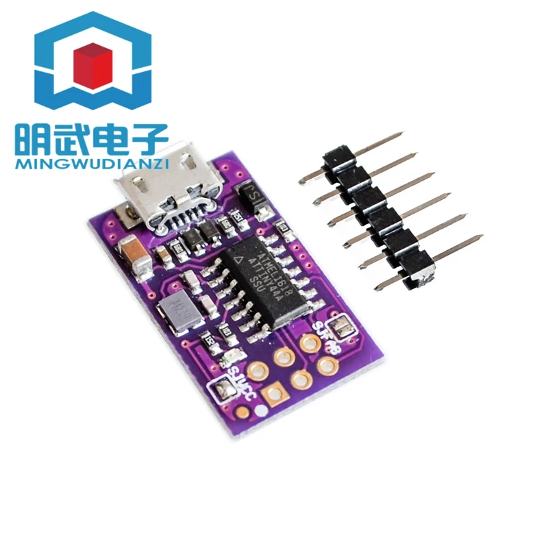 Микроusb миниатюрный AVR ISP ATtiny44 USBTinyISP программатор|Запасные части| |