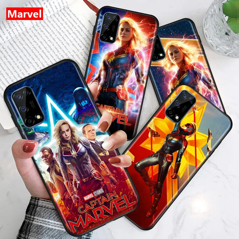 

Marvel Avengers Super Hero Captain Marvel For Huawei Honor V9 Play 3E 8S 8C 8X MAX 8A Prime 8 7S 7A Pro 7C Soft Black Phone Case