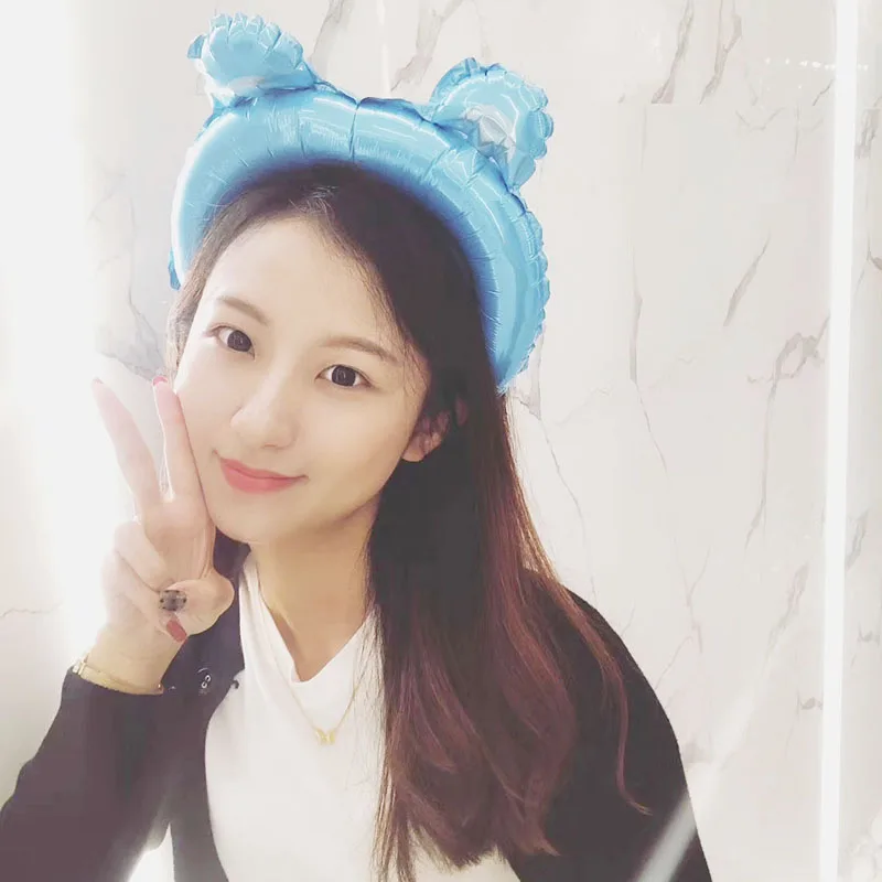 1 шт. недорогие аксессуары для волос шар из алюминиевой фольги белый кролик милый