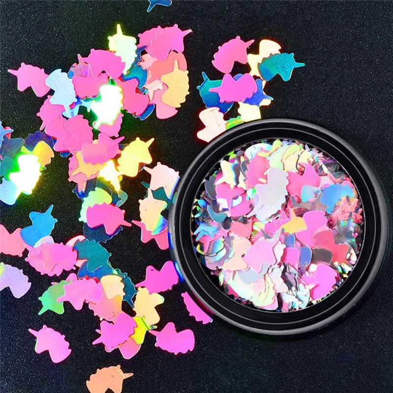 Новый 5000 шт Нейл-арт в домашних условиях смешанный с блестками 3 мм виде сердца и