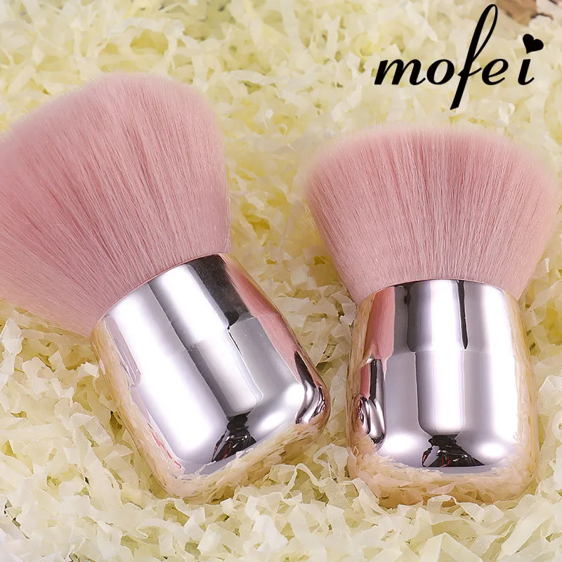 Mofee 1 шт. Большая кисть для пудры мягкая румян розовая щетка грибов Кисть макияжа с