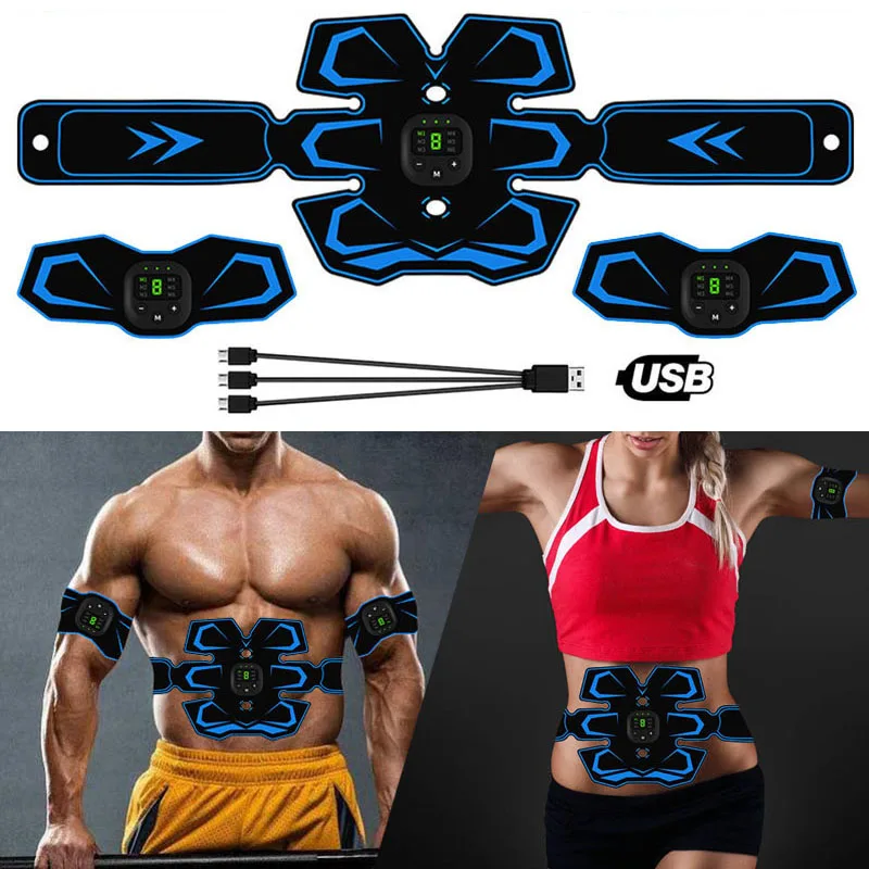 

Gym EMS Muscle Electro Stimulator Electrostimulator Abdominal Electric Massager Training Apparatus Fitness Machine Building Body