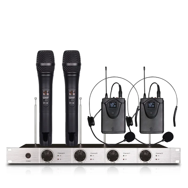 

Профессиональная Беспроводная микрофонная система VHF