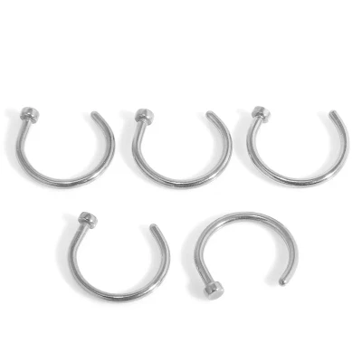 Кольцо для носа имитация кольца губ C образный зажим пирсинга кольцо женское