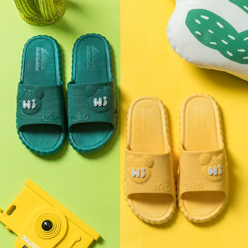 Slippers Women Summer Couples Home Indoor Non-slip Bathroom Thick Bottom Korean Cute Men's Household Sandals and Slippers Slides