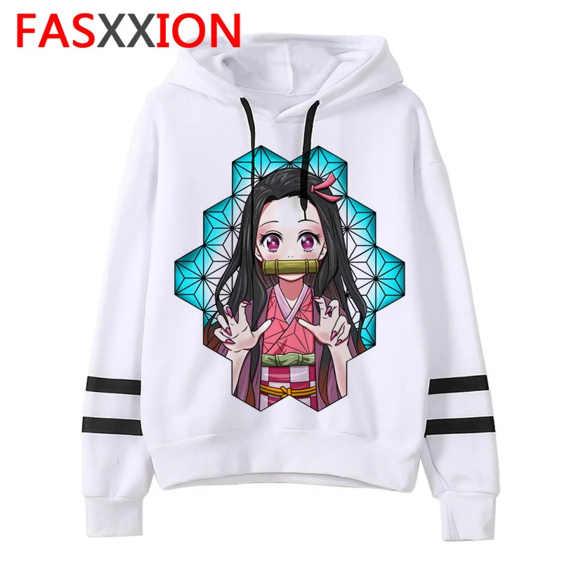 Demon Slayer мультфильм для мужчин/для женщин толстовки аниме унисекс harajuku эстетическое 90s Толстовка ulzzang Графический повседневное Мужской капюшон