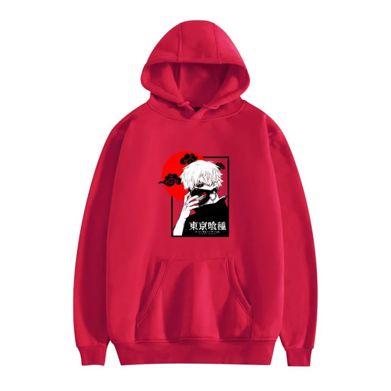 

2021 Anime Tokyo Ghoul Printed Men'S Hoodies Men And Women Long Sleeve Kaneki Printed Hoodies Pullovers Tops Unisex Sweatshirt