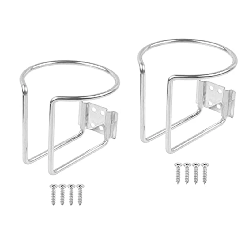 

Stainless Steel Boat Ring Cup Drink Holder Universal Drinks Holders for Marine Yacht Truck RV Car Trailer Hardware