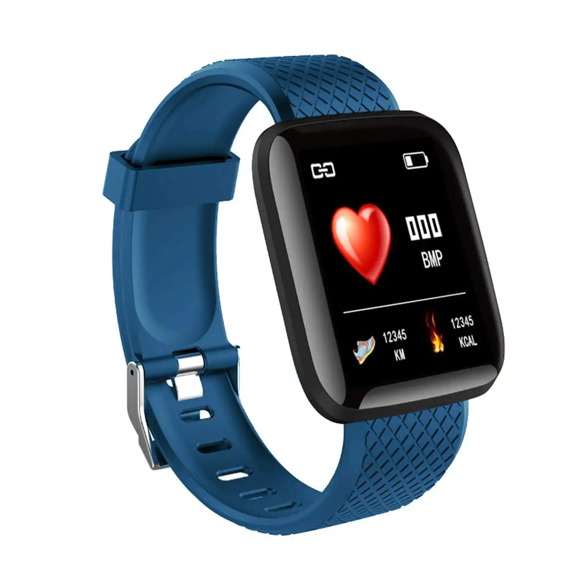 

Новинка 2021, Смарт-часы 116 Plus, цветной экран Tft 1,3 дюйма, водонепроницаемые спортивные Смарт-часы с трекером физической активности для мужчин и...