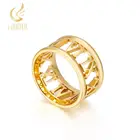 Титановое кольцо с римскими цифрами для мужчин, женщин, мужчин