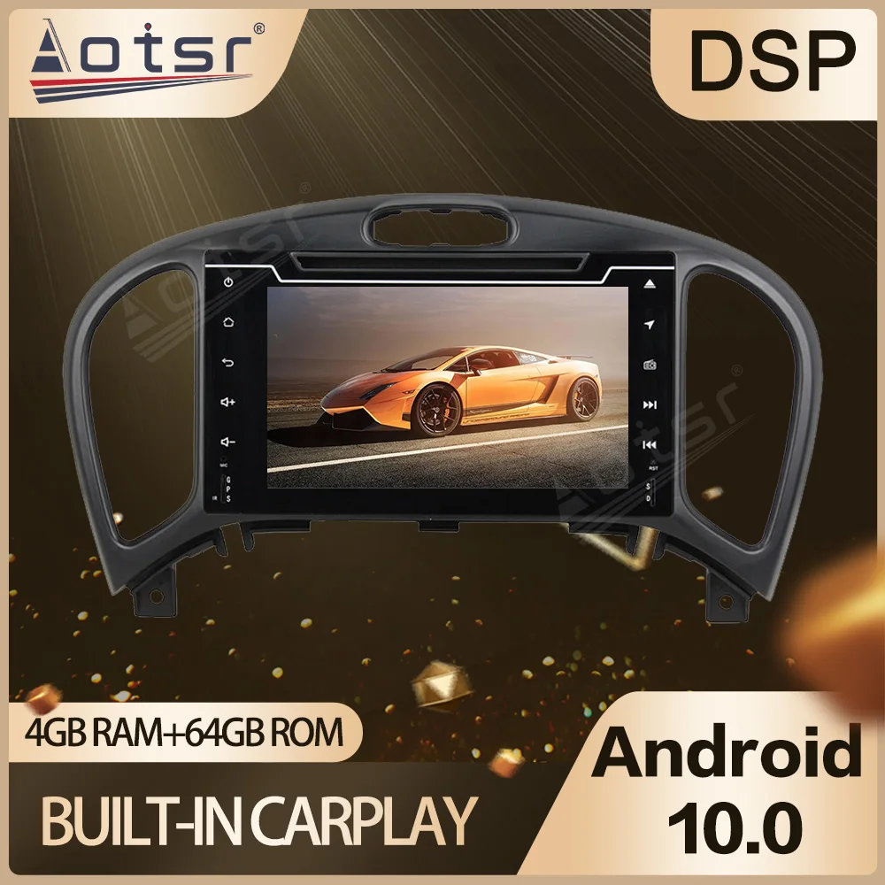 Автомагнитола на Android 10 0 PX6 с GPS-навигацией для Nissan Juke 2004-2016 автомобильный DVD-плеер