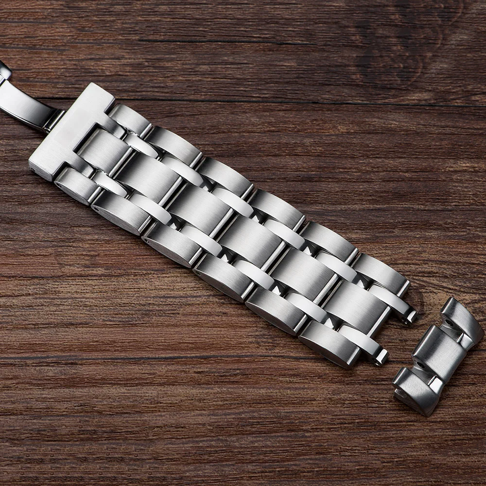 

Top Stainless Steel Watch Strap Watch Band 18mm 22mm 23mm 24mm Watchband for Tissot 1853 T035 (Only) Women/Men's Watchband