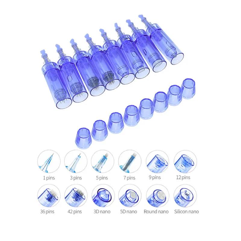 Аксессуары 5/100 шт. голубая ручка A1 картридж для игл наконечники машинки