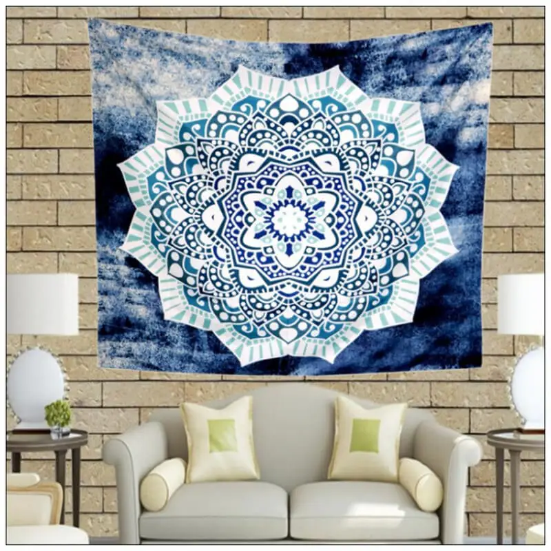 Новый Гобелен Мандала Zen настенная пляжная вешалка для полотенец хлопок домашний
